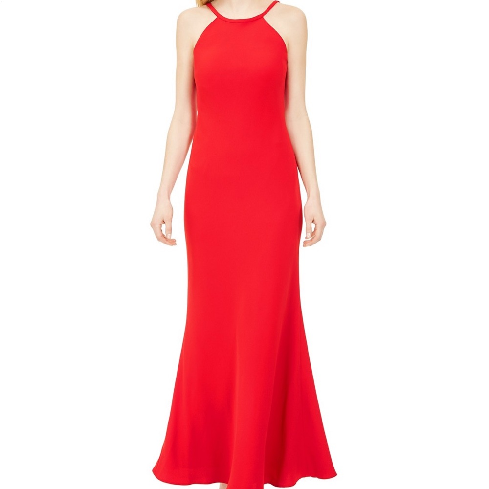 Calvin Klein Long Red Gown